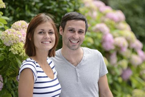 Portrait Of A Happy Heterosexual Couple Stock Image Image Of Female