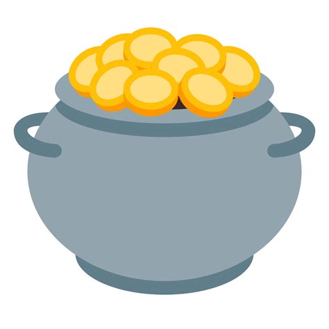 Pot Of Gold Vector Png Isolated File Png Mart