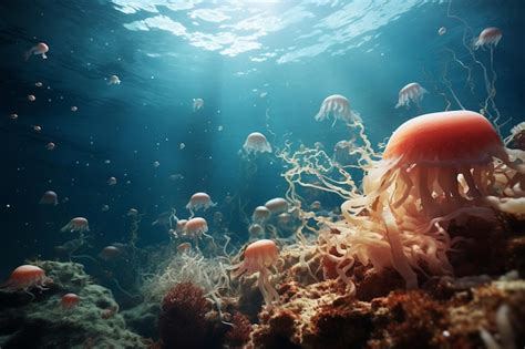 Premium Photo | Marine life in deep oceans