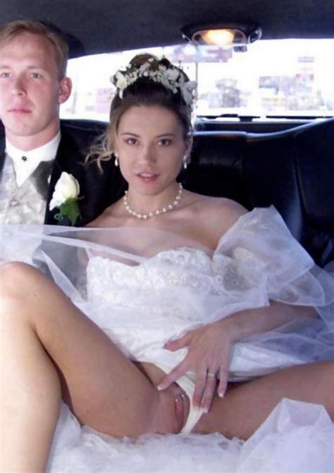 Real Amateur Newly Wed Wives Get Naughty In Their Wedding Pic Of 66