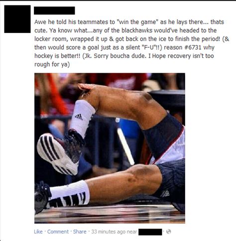 Yeah Because That S Something You Can Just Wrap Up Regarding Kevin Ware Injury Imgur