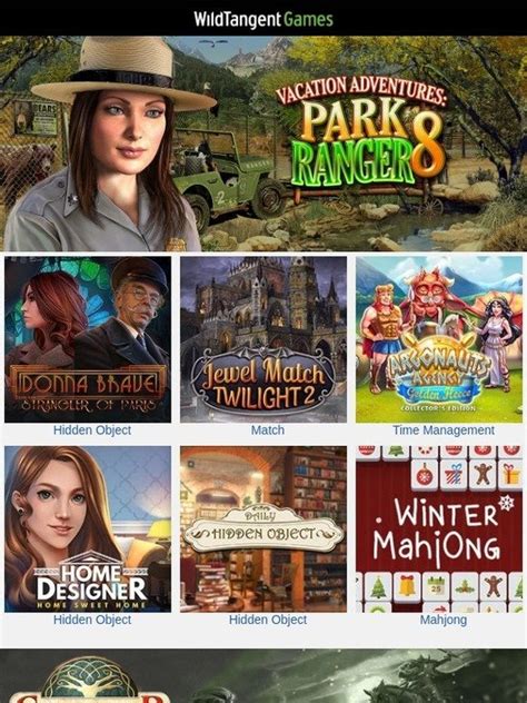 Wildtangent Games Most Played Games Hidden Object Time Management