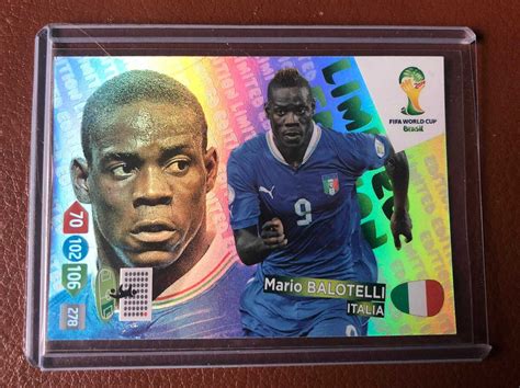 Karta Limited Edition Mario Balotelli Fifa World Cup Brasil Kiekrz