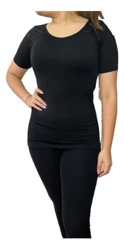 Blusa Lycra Manga Corta Jera Cuello Redondo Mercadolibre