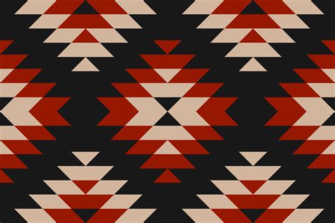 Fabric Tribal Pattern Art Geometric Ethnic Seamless Pattern