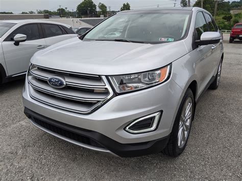 Pre Owned 2017 Ford Edge Titanium In Ingot Silver Metallic Greensburg