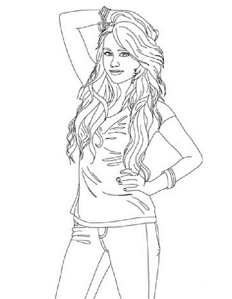 Coloring Pages Of Disney Channel Stars