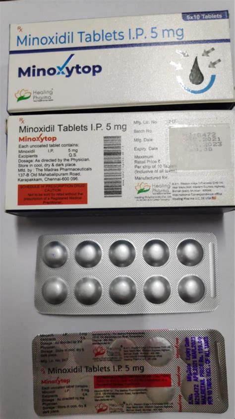 Minoxidil Tablets Ip Mg At Rs Stripe Lonitab In Nagpur Id