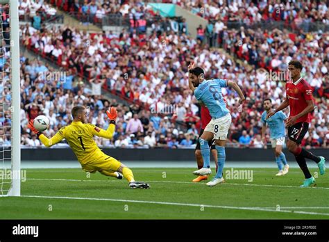 Manchester Citys Ilkay Gundogan Caught Offside During The Emirates Fa