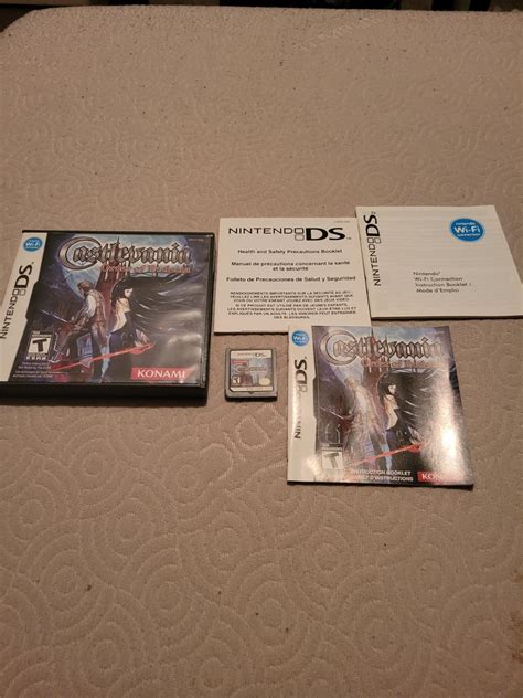 Castlevania Order Of Ecclesia Item Box And Manual Nintendo Ds