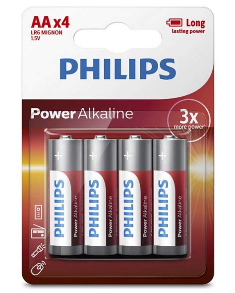 Philips Alkaline Battery Aa Aaa V Dry Battery Lazada