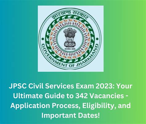 Jpsc Civil Services Exam Your Ultimate Guide To Vacancies