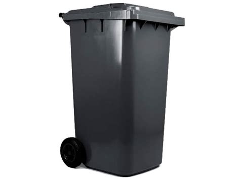 Contenedor de Basura con Ruedas 240 Litros Negro Weber Catálogo