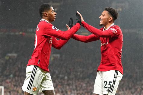 Man United Vs Brentford Player Ratings Marcus Rashford Back Among The