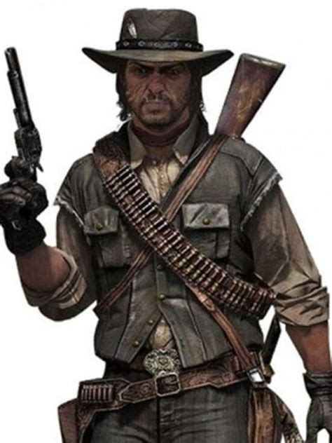 John Marston Vest Redemption Cowboy Leather Vest Sale