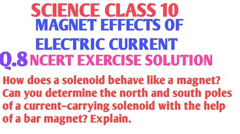 How Does A Solenoid Behave Like A Magnet Can You Determine The North And South Poles Of A