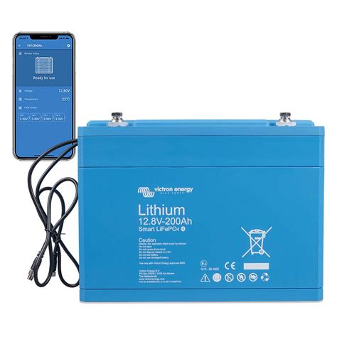 200Ah 12 8V Victron LiFePO4 Lithium Batterie Smart Mit Integriertem