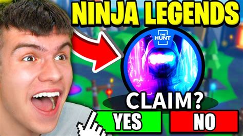 How To Get The Hunt Badge In Roblox Ninja Legends Roblox The Hunt