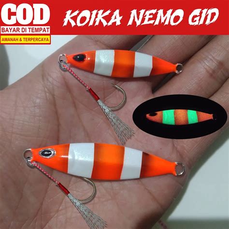 Metal Jig G G Nemo Gid Koika Slow Jigging Already With Assist Hook