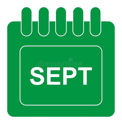 September Clip Art stock illustration. Illustration of clip - 44872785