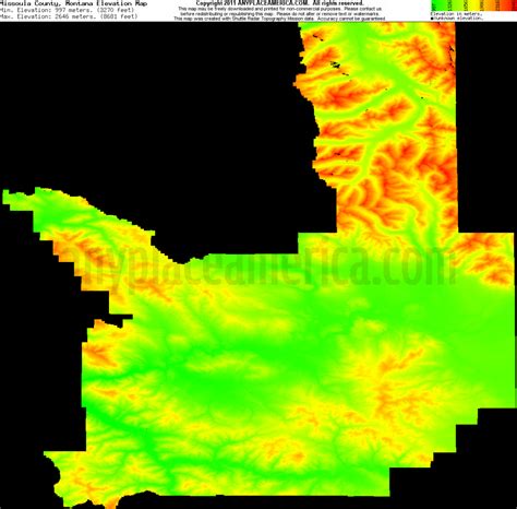 Free Missoula County, Montana Topo Maps & Elevations - Printable ...