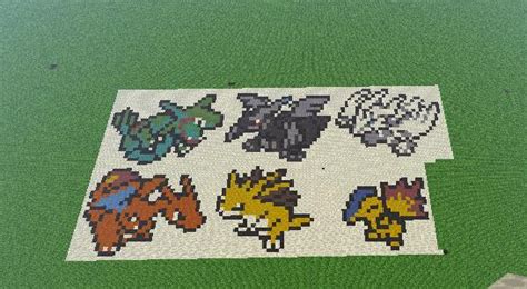 Pokemon Pixel Art World Project Minecraft Map Images