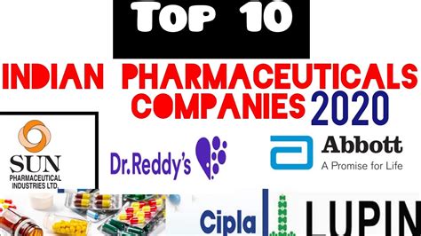 TOP 10 INDIAN PHARMACEUTICAL COMPANIES IN 2020 LIST OF TOP INDIAN