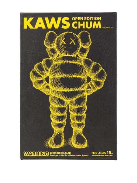 Kaws Figura Coleccionable Chum Amarillo Farfetch Mx