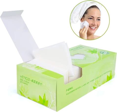 Soft Dry Cotton Wipes Removable Disposable Facial Cleansing Face Towel