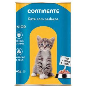 Alim Gato Continente Junior Pate Pet Frango G