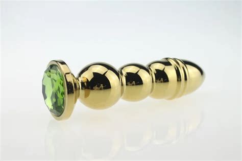 Gros Plug Anal Pour Femme Vagin Sexe Fil D Or 3 Boules Alibaba