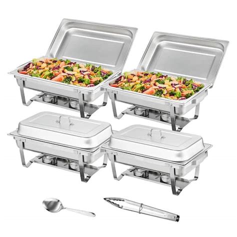 Ornkat Chafing Dish Buffet Set Pack Qt Stainless Steel Off