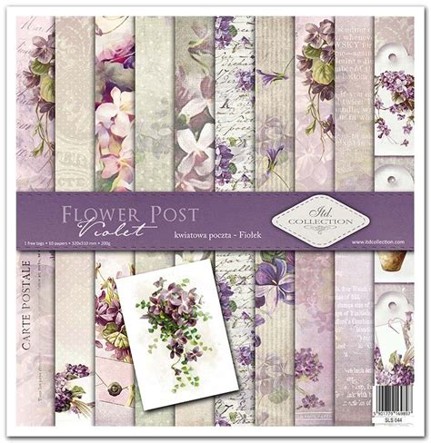 Zestaw Do Scrapbookingu Sls 044 Flower Post Violet ITD