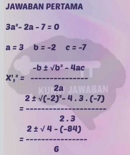 Tentukan Persamaan Kuadrat Baru Yang Akar Akarnya Berkebalikan Dari