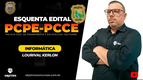 ESQUENTA EDITAL PCPE PCCE Informática Segurança da informação Prof