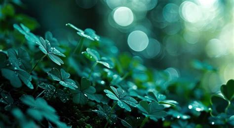 Four Leaf Clover Background Stock Photos Images And Backgrounds For
