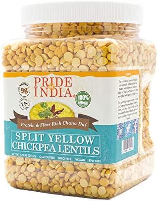 Split Yellow Chickpeas By Pride Of India Natural And Gmo Free