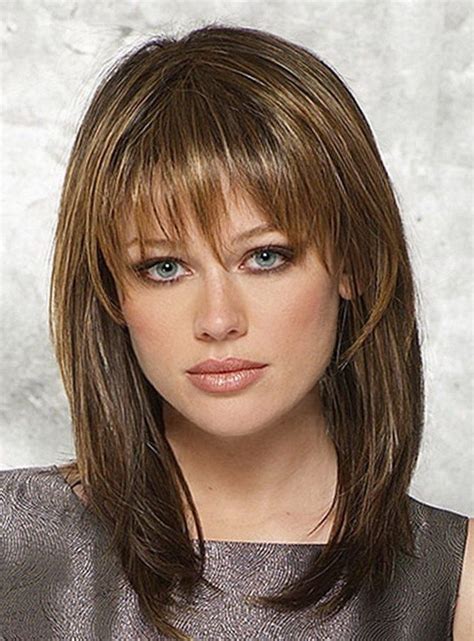 79 Gorgeous Shoulder Length Fine Straight Hair With Bangs For Hair