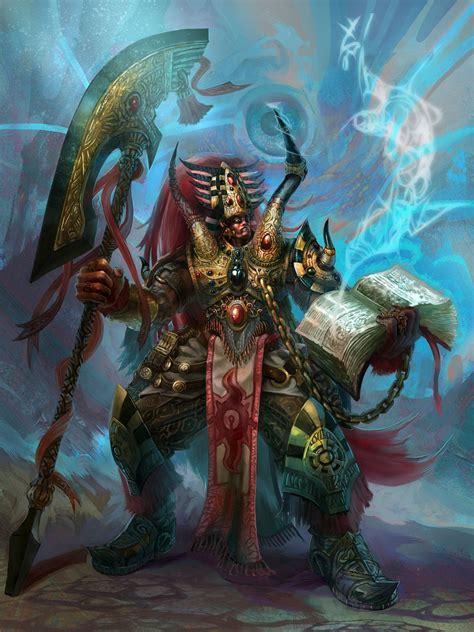 Primarch Magnus The Red By Jubjubjedi On Deviantart Warhammer