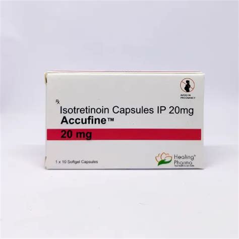 Finished Product Isotretinoin Accufine 20mg Capsule For Treatment Of