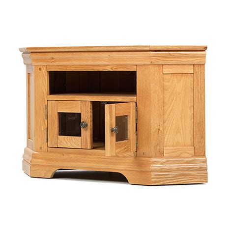 Bexley Solid Oak Corner Television Cabinet Free Delivery