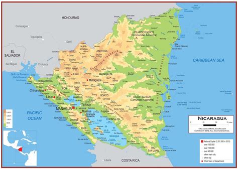 Mapas Da Nicar Gua Mapasblog