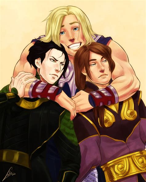 Monkey Elbow (Odin’s sons, Thor, Loki and Balder (The SUper...)