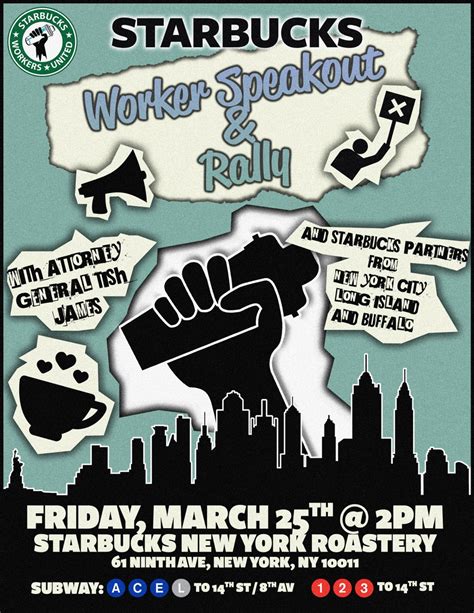 SBWorkersUnited On Twitter Friday In NYC Rally W Partners From