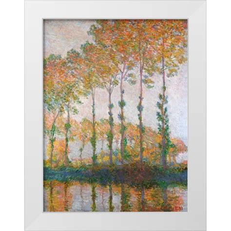 Monet Claude X White Modern Wood Framed Museum Art Print Titled