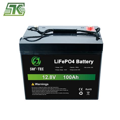 Seftec 12 8v100ah Oemandodm Customized Deep Cycle Solar Lithium Battery Rechargeable 12v 48v 100ah