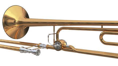 Trombone 3D Model 19 Max Fbx Obj 3ds Free3D