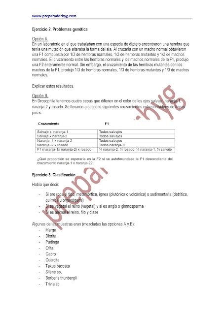 Oposiciones De Biolog A Y Geolog A Preparadorbyg