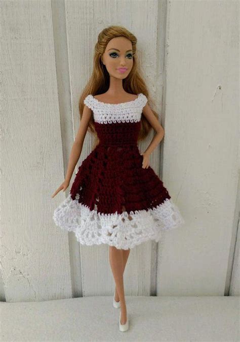 Barbie Clothes Barbie Crochet Dress For Barbie Doll Crochetdresses Artofit