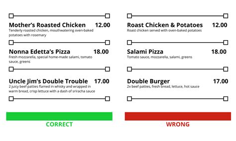 How To Write Delicious Restaurant Menu Descriptions That Sell More Food